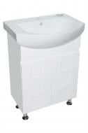 Тумба ХАСТ Капри с умывальником Runo-60 Kolo белая (2 фасада)