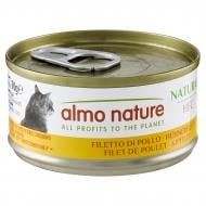 Консерва для дорослих котів Almo Nature HFC Natural з курячим філе 70 г