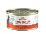 Консерва для дорослих котів Almo Nature HFC Natural з куркою і гарбузом 70 г
