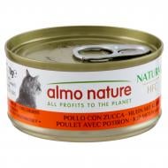Консерва для взрослых котов Almo Nature HFC Natural с курицей и тыквой 70 г