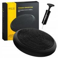 Балансир 4fizjo подушка-диск MED+ 33 см сенсомоторна масажна Black (P-5907739310149)