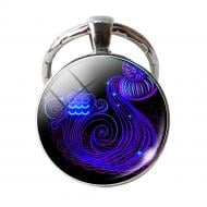 Брелок для ключів знаки зодіаку Водолій Брелок для ключів знаки зодіаку Водолій