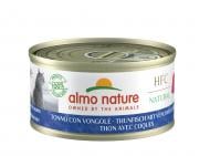 Консерва для дорослих котів Almo Nature HFC Natural з тунцем і молюсками 70 г