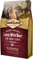 Корм Carnilove сухий для стерилізованих котів Cat Lamb & Wild Boar Sterilised ягня та кабан 2 кг
