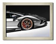 Картина Lamborghini Sian 41x31 см Hotel Arizona HD 1 SILVER FR-1741043800-LAMB-12x1