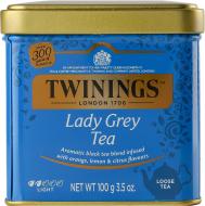 Чай Twinings чорний листы Lady Grey 100г