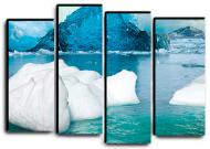 Картина модульная Ледяной океан 112x82 см Hotel Arizona HD C-4-ICEBERG-32x44-BLUE