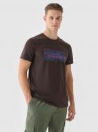 Футболка 4F TSHIRT M1655 4FWAW24TTSHM1655-80S р.2XL коричневый