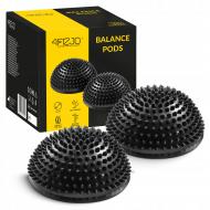 Масажна балансувальна півсфера 4fizjo Balance Pad 16 см 2 шт. Black (P-5907739310484)