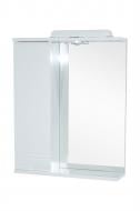 Зеркало ХАСТ Коста 50 + шкаф белый (левый)