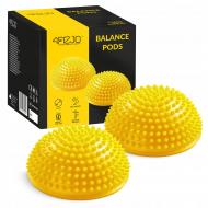 Масажна балансувальна півсфера 4fizjo Balance Pad 16 см 2 шт. Yellow (P-5907739310460)