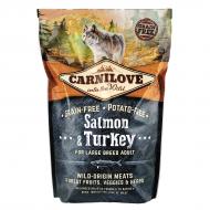 Корм сухой Carnilove Adult Large Breed Salmon and Turkey для взрослых собак больших пород с лососем и индейкой 1,5 кг