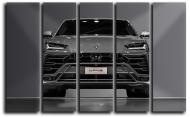 Картина модульная Lamborghini Urus 140x89 см Hotel Arizona HD C-5-LAMBORGHINI-35x55-GRAY