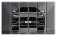 Картина модульная Lamborghini Urus 171x112 см Hotel Arizona HD C-6-LAMBORGHINI-44x67-GRAY
