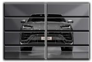 Картина модульная Lamborghini Urus 254x178 см Hotel Arizona HD C-8 HUGE-LAMBORGHINI-70x100-GRAY