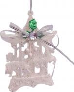 Іграшка на ялинку Карусель пластик 15х11х2 см YE483W білий Іграшка на ялинку Карусель пластик 15х11х2 см YE483W білий