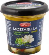 Сыр LACTAMА Mozzarella микро с прованскими травами в масле 330 г