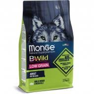 Корм сухий низькозерновий Monge Bwild Low Grain, дикий кабан 2,5 кг