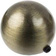 Наконечник Gardinia Memphis Kugel наборной d16 мм античная латунь 2 шт.