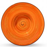 Тарелка глубокая Wilmax Spiral Orange 20 см 800 мл WL-669322/A