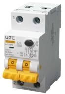 Дифференциальный автомат UEC SB-R9NE 2P C 25A 30мА A 6кА RCBO60-2-025-C-030-A
