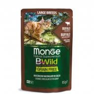 Корм влажный беззерновой Monge Bwild Grain Free, буйвол 85 г