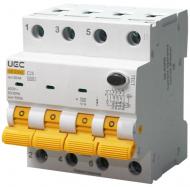 Дифференциальный автомат UEC SB-R9NE 4P C 25A 30мА A 6кА RCBO60-4-025-C-030-A