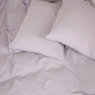 Простынь вареный хлопок 40-0019 Crystal Dew 110x160 см серый MirSon