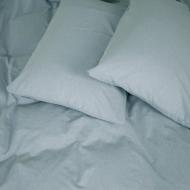 Простынь вареный хлопок 40-0018 Northern Tale 110x160 см голубой MirSon