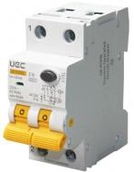 Диференційний автомат UEC SB-R9NE 2P C 16A 30мА AC 6кА RCBO60-2-016-C-030-AC