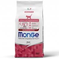 Корм сухой Monge Kitten с говядиной 1,5 кг