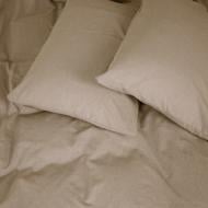 Простынь вареный хлопок 40-0016 Sunny Morning 220x240 см бежевый MirSon