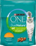Корм ONE сухий для кішок DualNature Sterilized, яловичина, 750г Корм ONE сухий для кішок DualNature Sterilized, яловичина, 750г