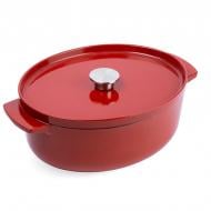 Гусятниця з кришкою KitchenAid Cast Iron 5,6 л червона (CC006063-001)