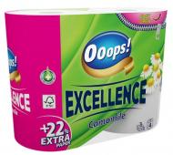 Туалетний папір Ooops! Excellence Kamilla тришаровий 4 шт.