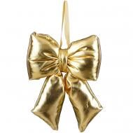Декорация новогодняя Edelman Бант золотой, полиэстер, 15×11×3 см 1180296
