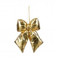 Декорация новогодняя Edelman Бант золотой, полиэстер, 29×21×6,5 см 1180304