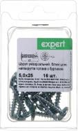 Шуруп універсальний напівкругла головка з буртиком 5x25 мм 16 шт. білий цинк Expert Fix