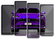 Картина модульная Lamborghini Urus 112x82 см Hotel Arizona HD C-4-LAMBORGHINI-32x44-MULTI