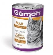 Корм вологий GEMON курка з індичкою 415 г