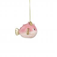 Декорация рождественская Edelman «Рыбка», розовая, доломит, 8,5×6,5×5,5 см 1178537 Декорация рождественская Edelman «Рыбка», розовая, доломит, 8,5×6,5×5,5 см 1178537
