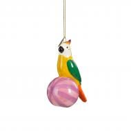 Декорация рождественская Edelman «Попугай», жёлтый, доломит, 7×5×10,5 см 1178542