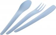 Набор столовых приборов Practic Вailango (вилка, ложка, нож) голубой