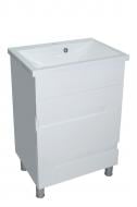 Тумба ХАСТ Домино с умывальником Сомо (60) (Cersanit) (2 ящика) белая