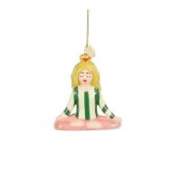Декорация рождественская Edelman «Девочка», зелёная, доломит, 8×2,5×9,5 см 1178581 Декорация рождественская Edelman «Девочка», зелёная, доломит, 8×2,5×9,5 см 1178581