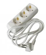 Удлинитель UEC с заземлением 3 гн. белый 1,5 м WYP10-10-03-D15-G-G-U