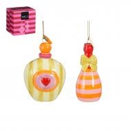 Сувенир новогодний Edelman «Флакон духов и шампанское», оранжевый/жёлтый, 2 шт, доломит 1178593 Сувенир новогодний Edelman «Флакон духов и шампанское», оранжевый/жёлтый, 2 шт, доломит 1178593