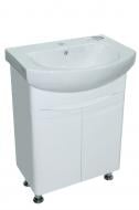 Тумба ХАСТ Bresta с умывальником Runo 70 белая 2 фасада