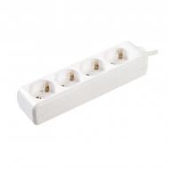 Подовжувач UEC із заземленням 4 гн. білий 1,5 м WYP10-16-04-01-G-17-U