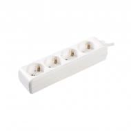 Подовжувач UEC із заземленням 4 гн. білий 3 м WYP10-16-04-03-G-N-U
